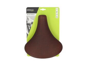 Dresco City Fietszadel - Retro - Bruin