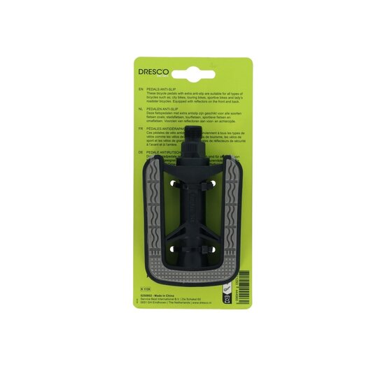 Dresco Fietspedalen - Extra Antislip - Zwart