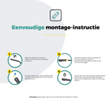 Voltano Ergonomische Fietshandvatten Zwart - 132 / 132 MM