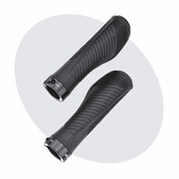 Voltano Ergonomische Fietshandvatten Zwart - 132 / 132 MM