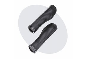 Voltano Ergonomische Fietshandvatten Zwart - 132 / 132 MM