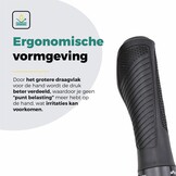 Voltano Ergonomische Fietshandvatten Zwart - 132 / 132 MM