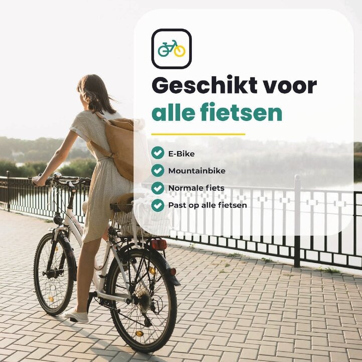 Voltano Ergonomische Fietshandvatten Zwart - 132 / 132 MM