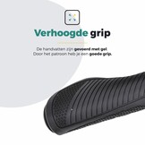 Voltano Ergonomische Fietshandvatten Zwart - 132 / 132 MM