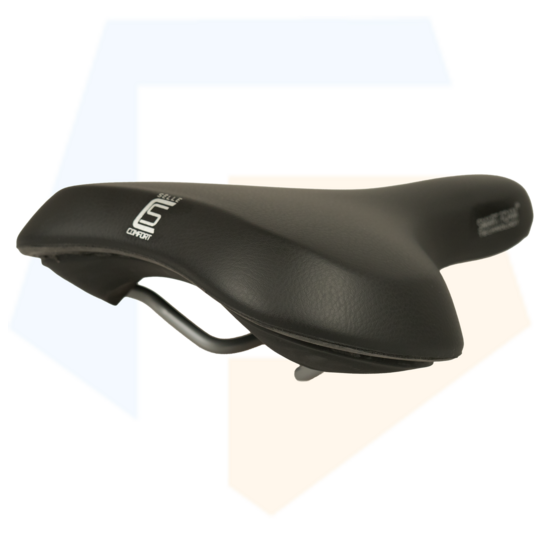 Selle Comfort Pure Fietszadel - Zwart - Met Smart Foam Techniek