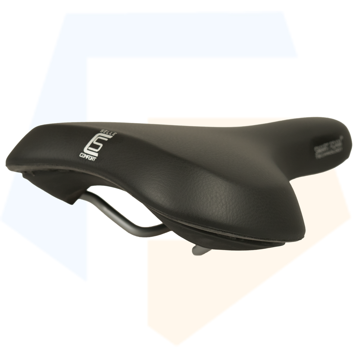 Selle Comfort Pure Fietszadel - Zwart - Met Smart Foam Techniek