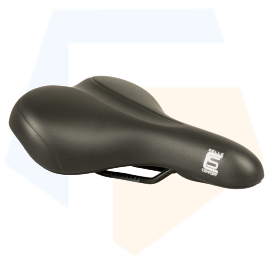Selle Comfort E-bike Fietszadel - Zwart