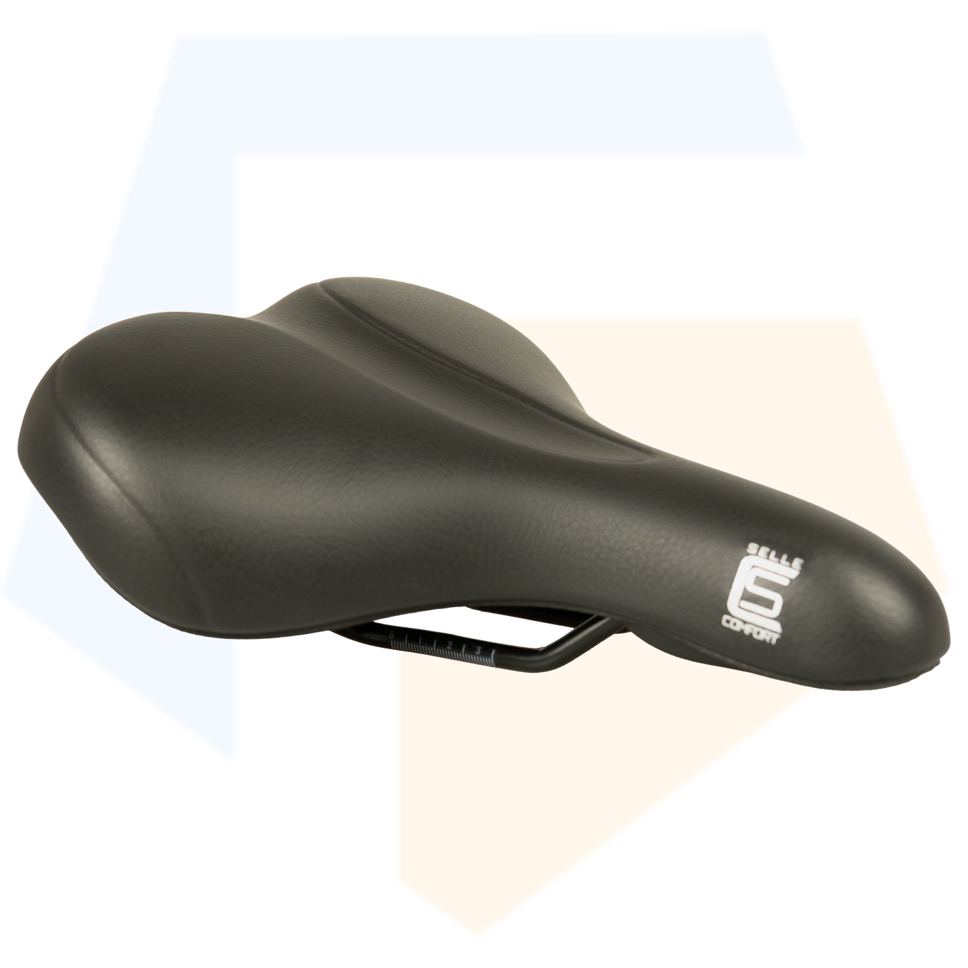 Selle Comfort E-bike Fietszadel - Zwart