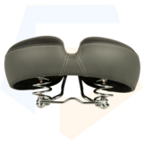 Contec Cruiser Comfort XXL Fietszadel - Unisex - Zwart