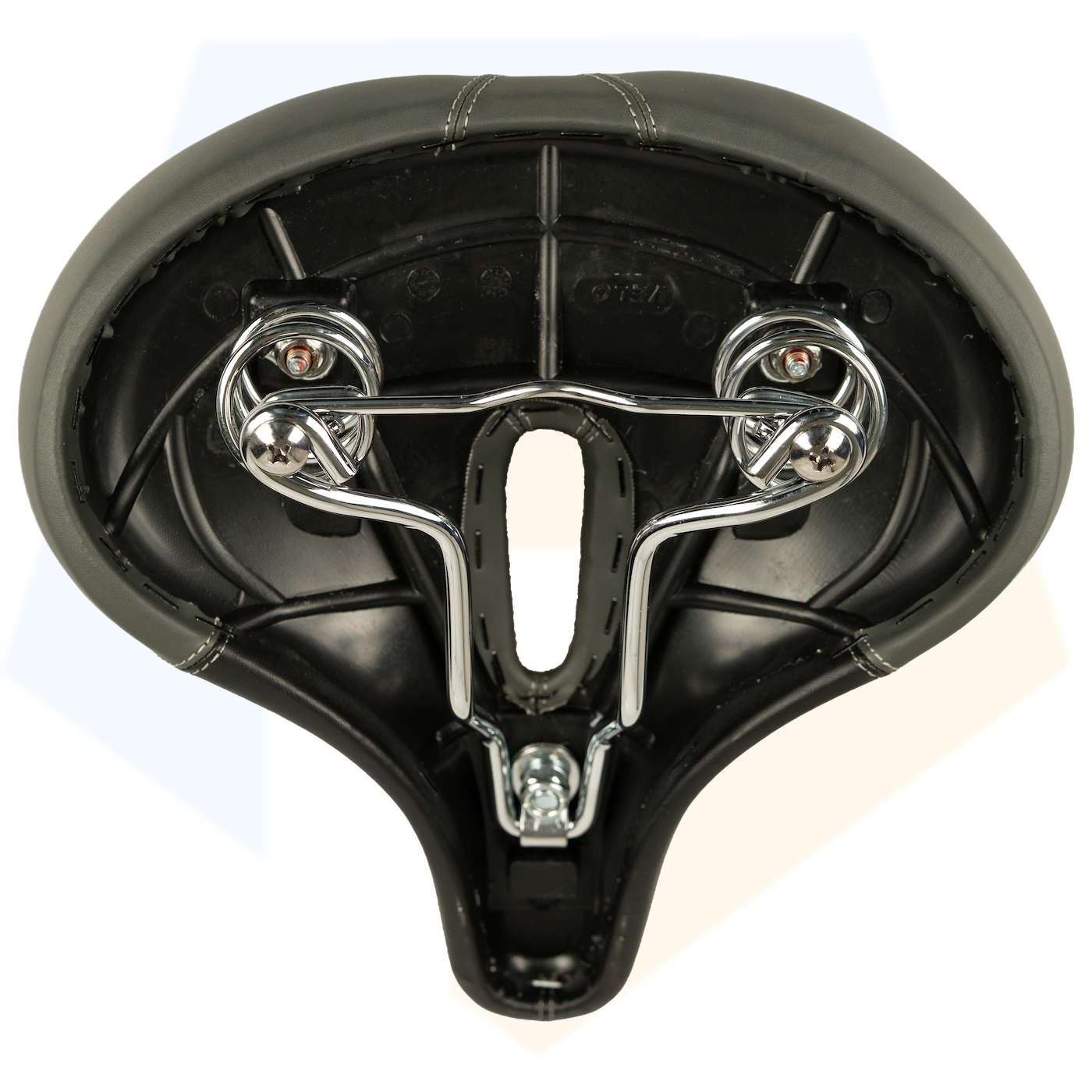 Contec Cruiser Comfort XXL Fietszadel - Unisex - Zwart