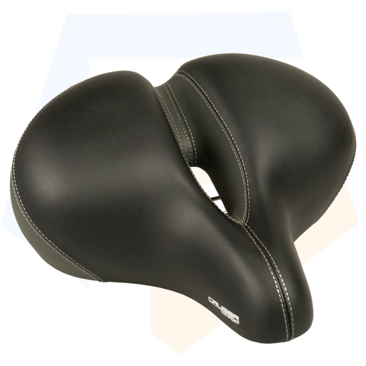 Contec Cruiser Comfort XXL Fietszadel - Unisex - Zwart
