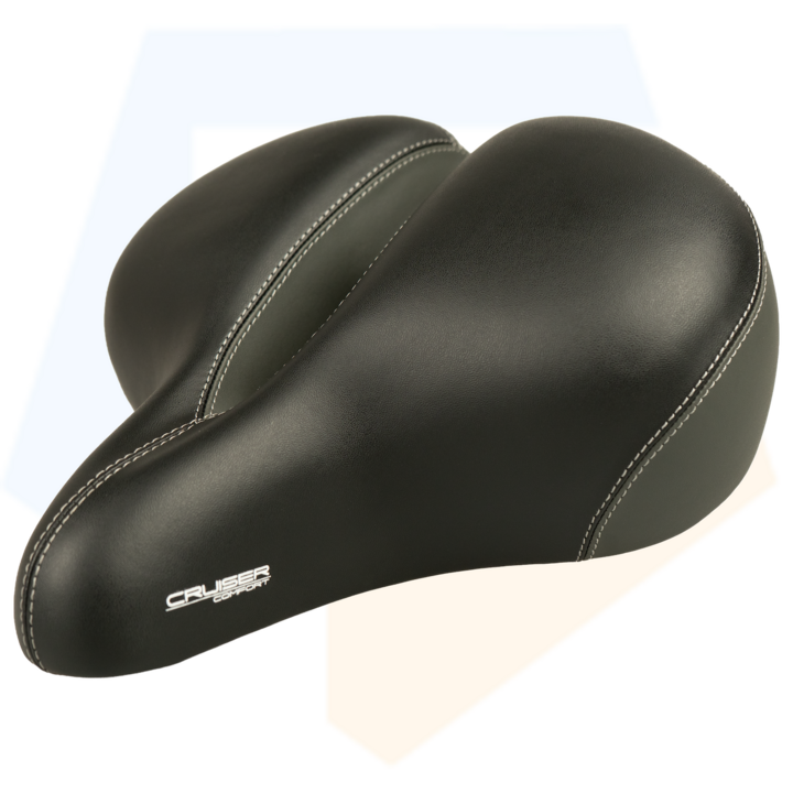 Contec Cruiser Comfort XXL Fietszadel - Unisex - Zwart