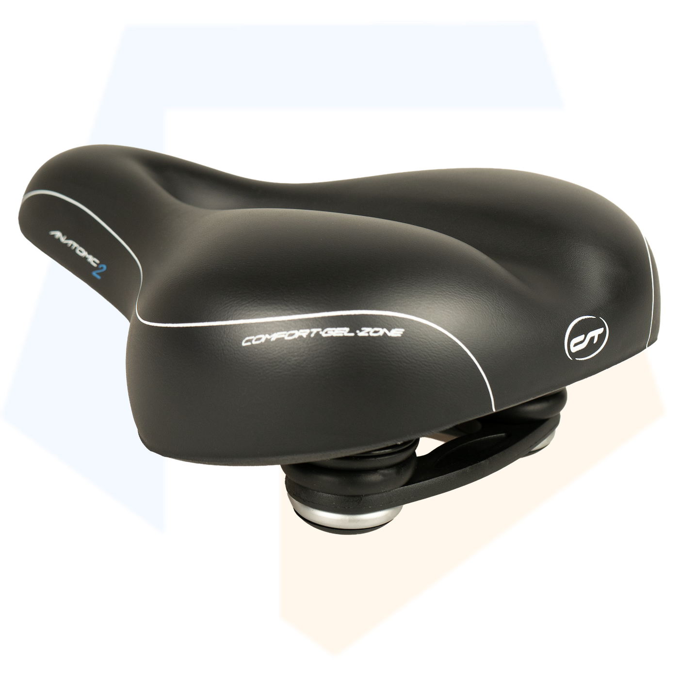 Contec City/Tour Anatomic 2 Heren Fietszadel 100% Waterdicht