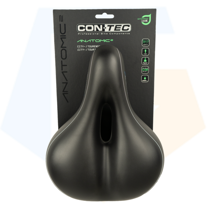 Contec City/Tour Anatomic 2 Heren Fietszadel 100% Waterdicht