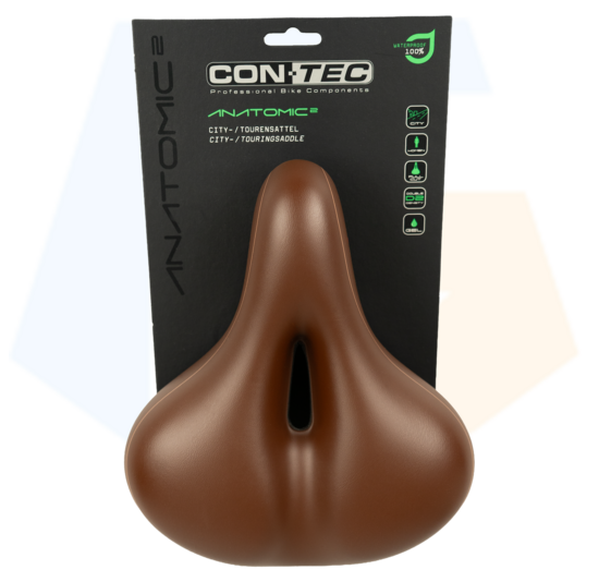 Contec City Zone Cut Anatomic 2 Dames Fietszadel Bruin