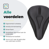 Voltano Zadelhoes Met Uitsparing Voor Sportieve Zadels - Zwart - Trekking