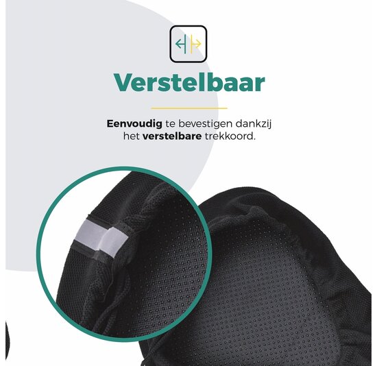 Voltano Zadelhoes Met Uitsparing Voor Sportieve Zadels - Zwart - Trekking