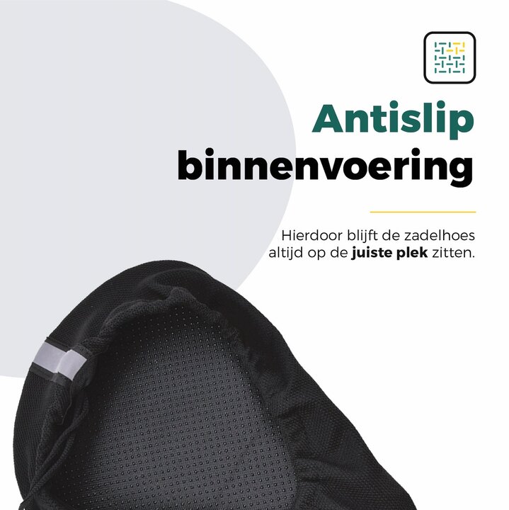 Voltano Zadelhoes Met Uitsparing Voor Sportieve Zadels - Zwart - Trekking