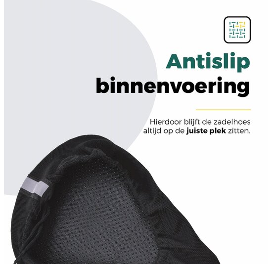 Voltano Zadelhoes Met Uitsparing Voor Sportieve Zadels - Zwart - Trekking