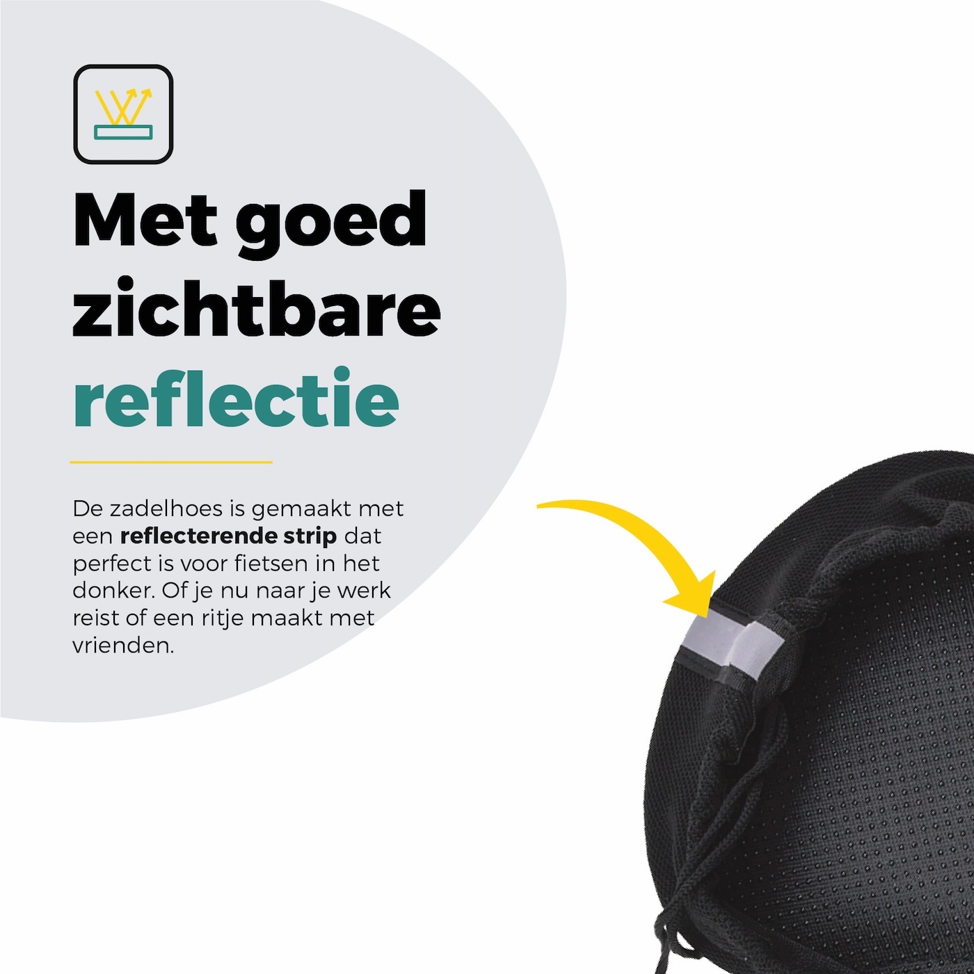 Voltano Zadelhoes Met Uitsparing Voor Sportieve Zadels - Zwart - Trekking