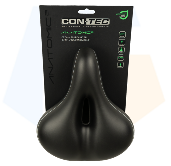 Contec City/Tour Anatomic 2 Dames Fietszadel 100% Waterdicht