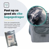 Voltano Equal E-bike Enkele Fietstas  25L - Donkergrijs - Laptopvak - Waterdicht