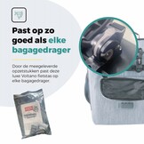 Voltano Equal E-bike Enkele Fietstas 25L - Ice Blauw - Laptopvak - Waterdicht