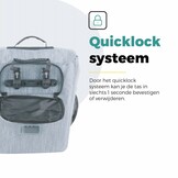 Voltano Equal E-bike Enkele Fietstas 25L - Ice Blauw - Laptopvak - Waterdicht