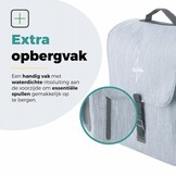 Voltano Equal E-bike Enkele Fietstas 25L - Ice Blauw - Laptopvak - Waterdicht