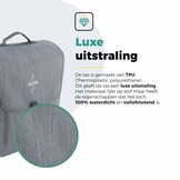 Voltano Equal E-bike Enkele Fietstas  25L - Donkergrijs - Laptopvak - Waterdicht