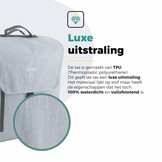 Voltano Equal E-bike Enkele Fietstas 25L - Ice Blauw - Laptopvak - Waterdicht