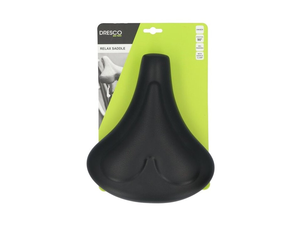 Dresco City Holland Fietszadel - Gelzadel - Zwart