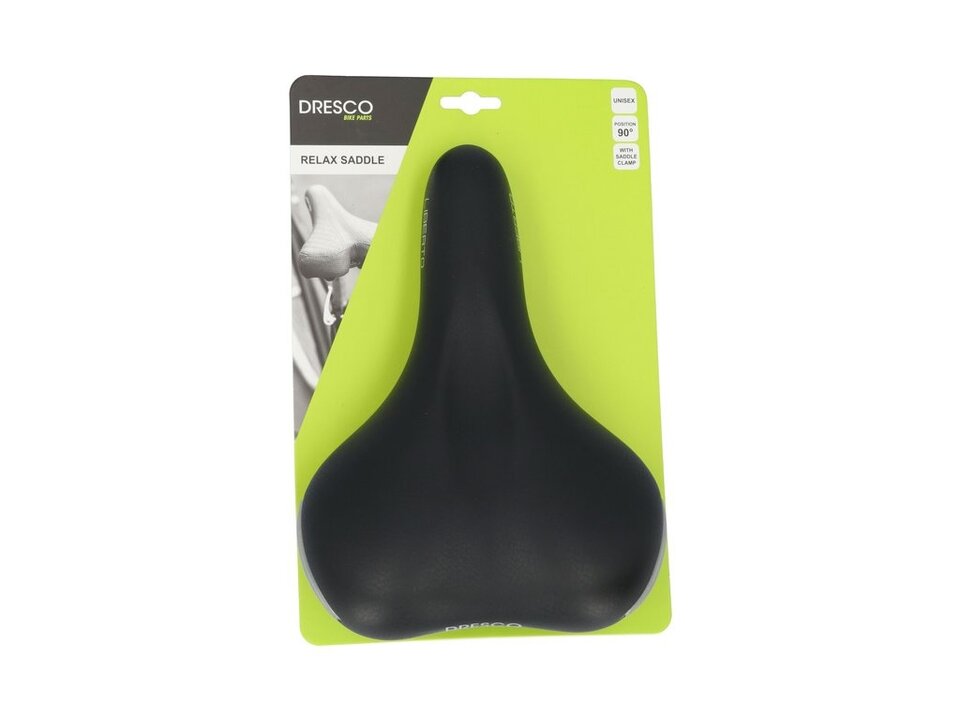 Dresco Liberto Fietszadel - Unisex - Zwart