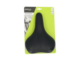 Dresco Liberto Fietszadel - Unisex - Zwart