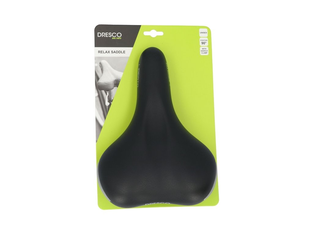 Dresco Liberto Fietszadel - Unisex - Zwart