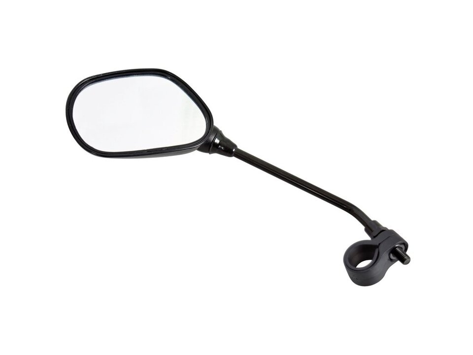 Dresco Fietsspiegel - Met Reflector - Links - Zwart