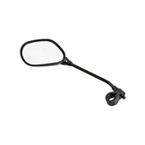 Dresco Fietsspiegel - Met Reflector - Links - Zwart