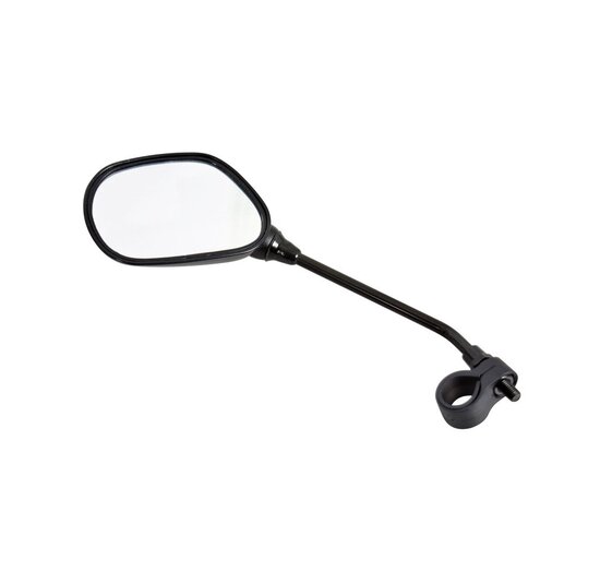 Dresco Fietsspiegel - Met Reflector - Links - Zwart