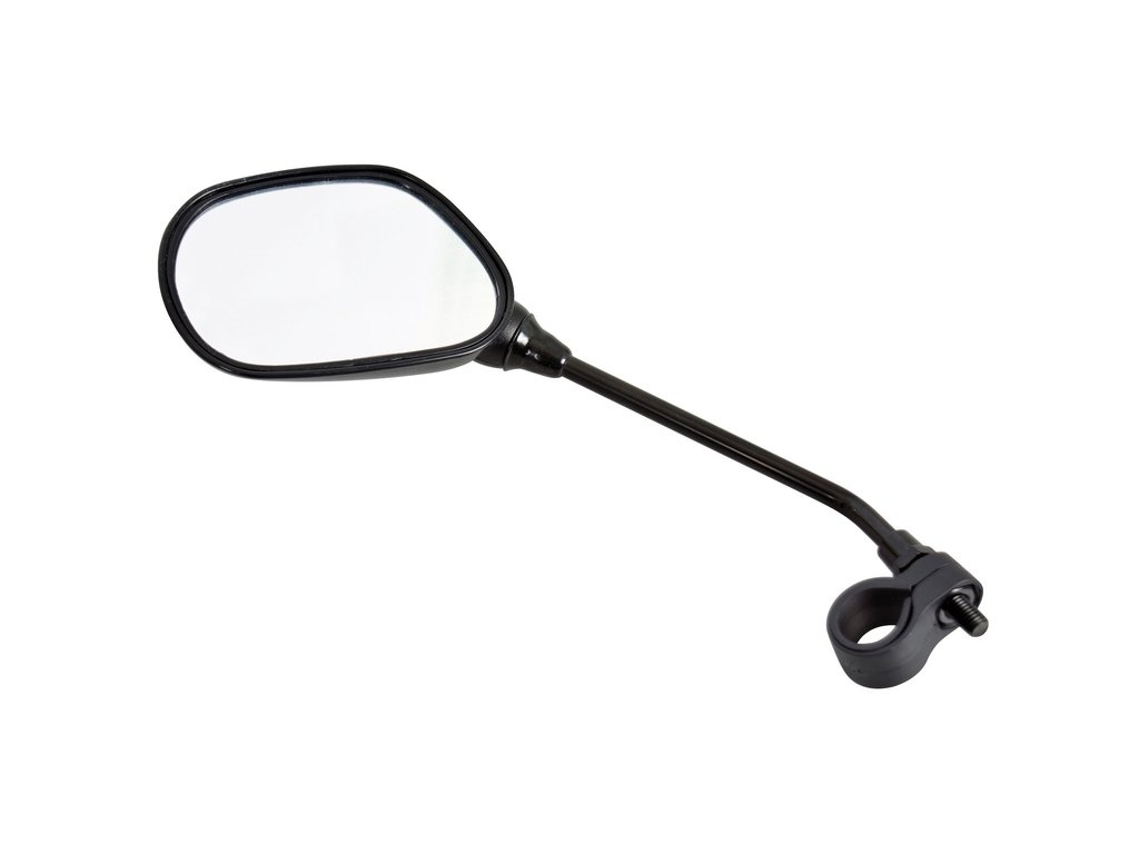 Dresco Fietsspiegel - Met Reflector - Links - Zwart