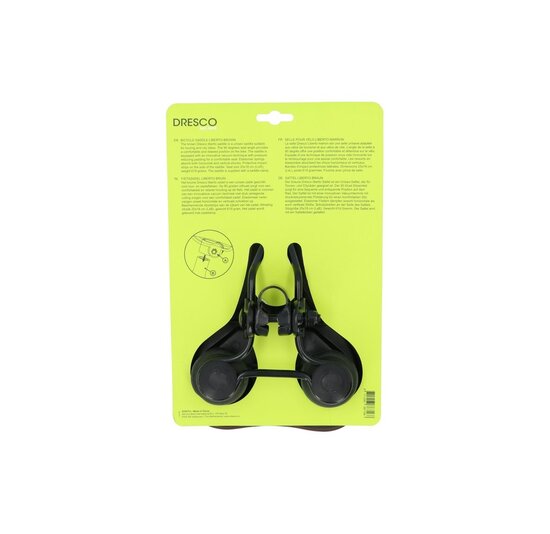 Dresco Liberto Fietszadel - Unisex - Bruin