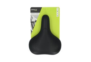 Dresco E-Bike Fietszadel - PU Schuim - Unisex - Zwart