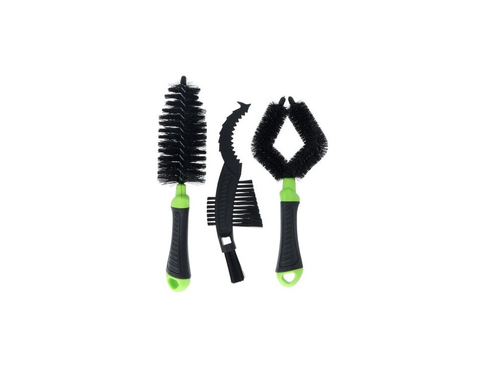 Dresco 3-Delige Fiets Borstelset - Onderhoud Borstels
