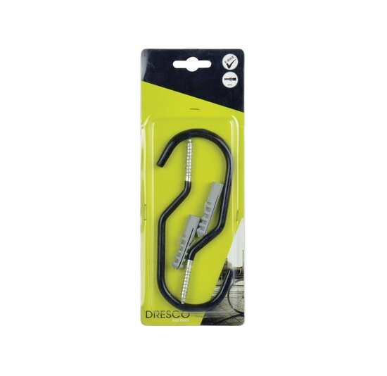 Dresco Fietshaken - Plafondhalken Metaal - 2 Stuks