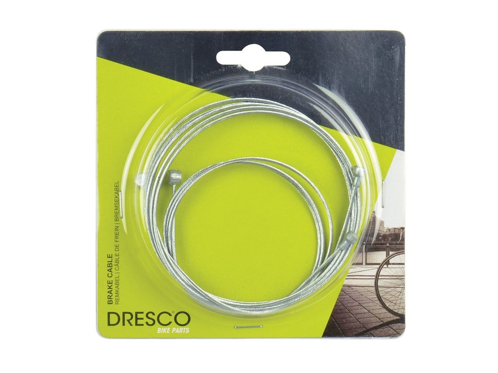 Dresco Binnenkabel Voor- en Achterrem - Trommel / V-Brake Remmen - 80/190 CM