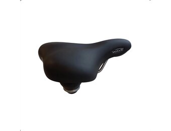 Selle Royal Wave Royal Gel City / Tour - Met Balvering - Fietszadel - Zwart