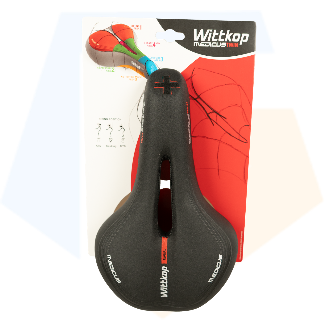 Wittkop Fietszadel Medicus 1.0 -Trekking - Heren