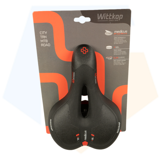Wittkop Medicus Pro 2.0 Dames Gelzadel - Zwart - Voorgevormde Gelpads