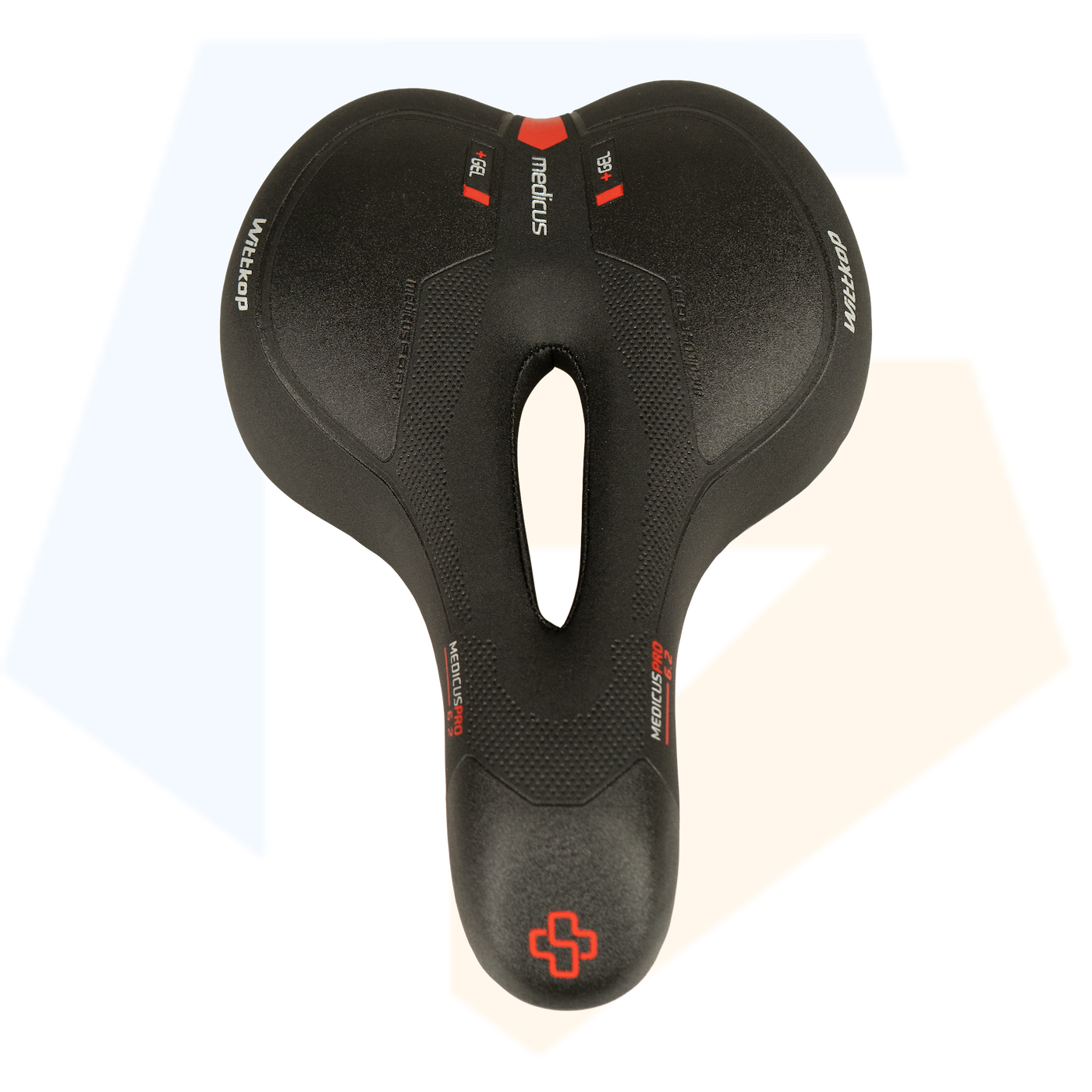 Wittkop Medicus Pro 2.0 Dames Gelzadel - Zwart - Voorgevormde Gelpads