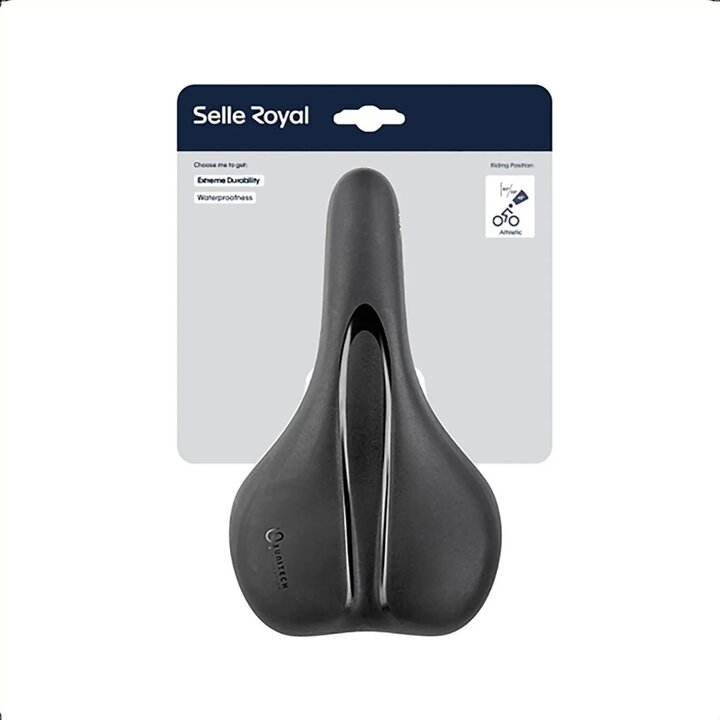 Selle Royal Rio Athletic Fietszadel - Unisex Zadel - Zwart