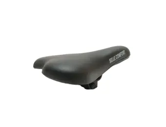 Selle Comfort Kinderzadel Fiets - Zwart - Met Zadelstrop